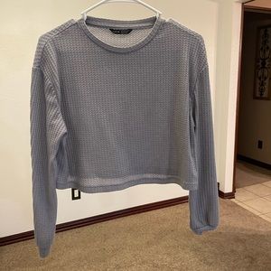 shien, waffle knit long sleeve, size medium